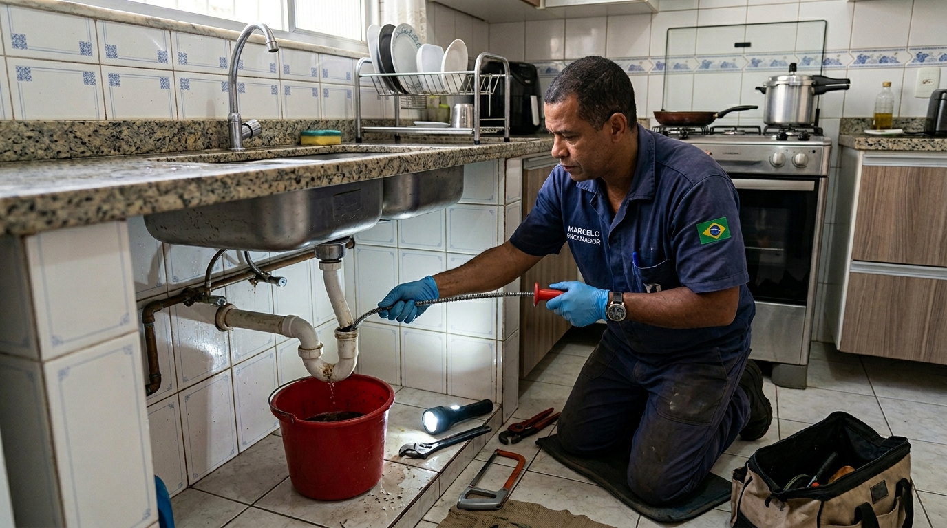 Limpeza de Canos com Equipamento no Conj. Res. Morada do Sol, São José dos Campos‑SP