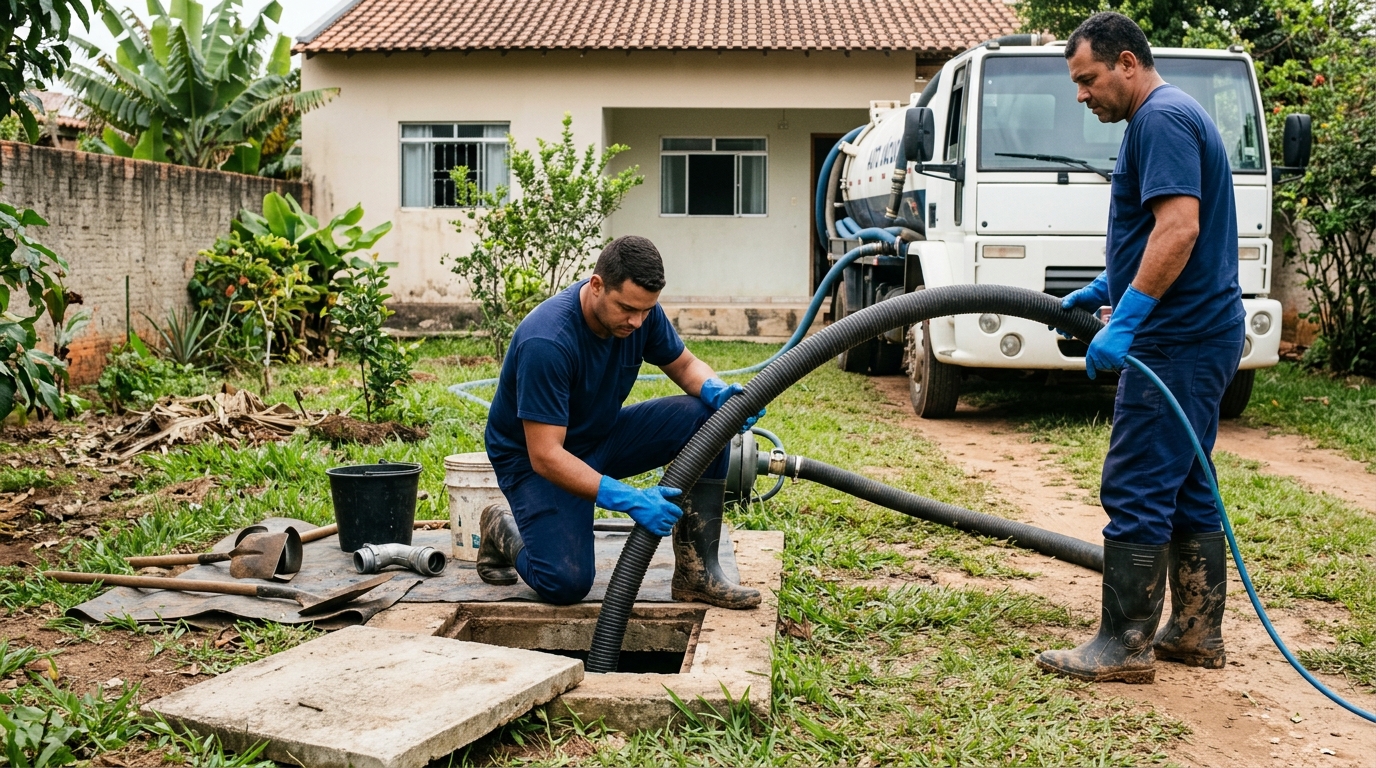 Sucção de Fossa no Putim, São José dos Campos‑SP